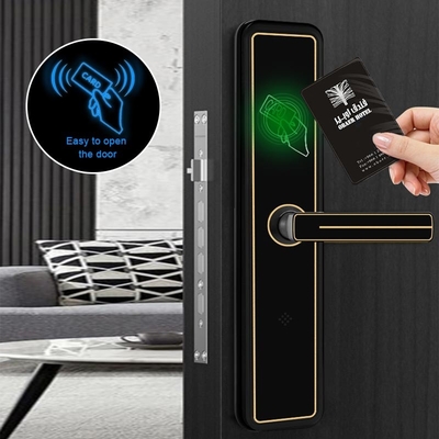 হোটেল স্মার্ট RFID কার্ড সোয়াইপ ডোর লক T5557 / M1 কার্ড কী লক সিস্টেম