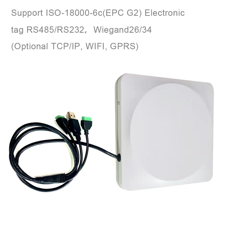 860mhz-960mhzr লং রেঞ্জ RFID রিডার ফ্রি SDK ওয়াটারপ্রুফ 8m দূরত্ব UHF কার্ড রাইটার