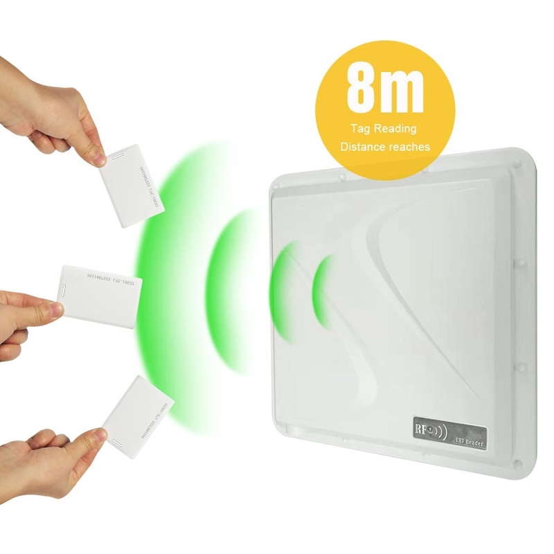 লং রেঞ্জ RFID কার্ড অ্যাক্সেস কন্ট্রোল 1 - 8m ইন্টিগ্রেটেড UHF RFID রিডার
