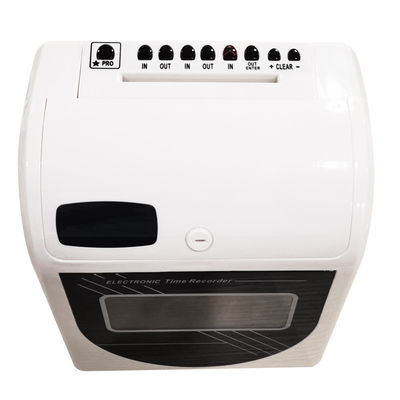 LCD ডিসপ্লে ডিজিটাল টাইম রেকর্ডার কর্মচারী উপস্থিতির জন্য পাঞ্চ কার্ড টাইম রেকর্ডার