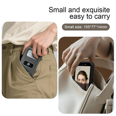 5৫ ইঞ্চি টাচ স্ক্রিন 、 ০.৩ সেকেন্ড দ্রুত মুখের স্বীকৃতি সময় উপস্থিতি টার্মিনাল - মোবাইল উপস্থিতির জন্য ৫০০০ মুখের ক্ষমতা