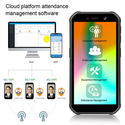 কর্মচারী উপস্থিতি জন্য 4G পোর্টেবল আউটডোর অ্যান্ড্রয়েড ফেসিয়াল রিকগনিশন মেশিন