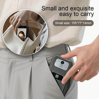 পোর্টেবল টাইম এটেন্ডেন্স সিস্টেম অ্যান্ড্রয়েড বায়োমেট্রিক ফেসিয়াল রিকগনিশন টার্মিনাল