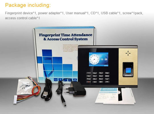 সিম কার্ড জিপিআরএস ২.৮ ইঞ্চি থাম্বপ্রিন্ট সময় উপস্থিতি সিস্টেম