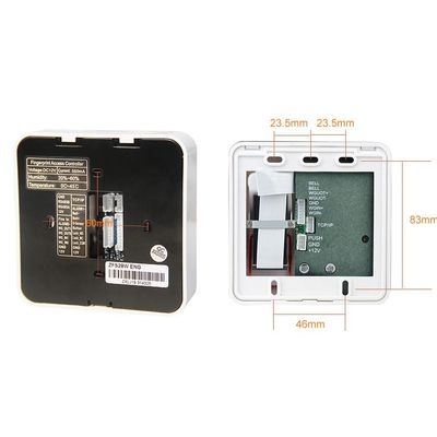 অফিস স্কুল প্রেস কীপ্যাড ফিঙ্গারপ্রিন্ট ডোর অ্যাক্সেস নিয়ন্ত্রণ ব্যবস্থা System