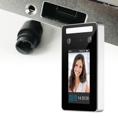 আউটডোর দৃশ্যমান হালকা লাইভ ফেস স্বীকৃতি উপস্থিতি মেশিন অ্যাক্সেস কন্ট্রোল রিডার