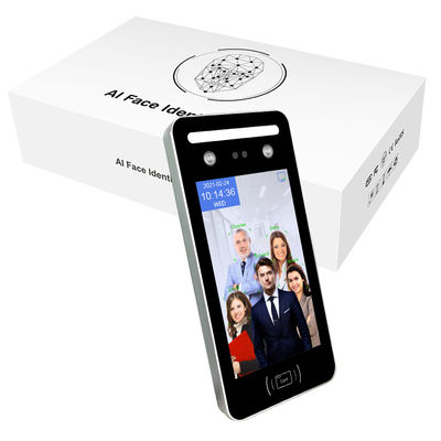 ওয়াইফাই ওয়্যারলেস আরএফআইডি কার্ড সহ 8 ইঞ্চি ফেসিয়াল রিকগনিশন অ্যাক্সেস কন্ট্রোল সিস্টেম