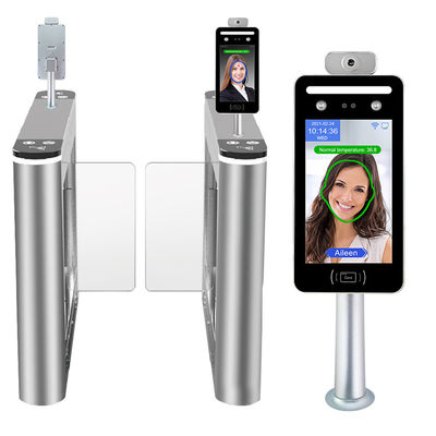 8 ইঞ্চি মুখের স্বীকৃতি অ্যাক্সেস কন্ট্রোল সিস্টেম শারীরিক তাপমাত্রা সনাক্তকরণ পরিমাপ