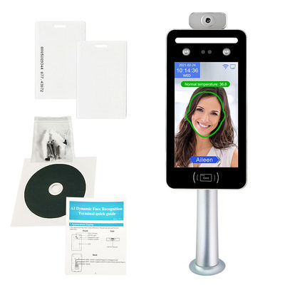 0.5 মি ফেস রিকগনিশন সময় ক্লক টার্মিনাল তাপীয় তাপমাত্রা পরিমাপ