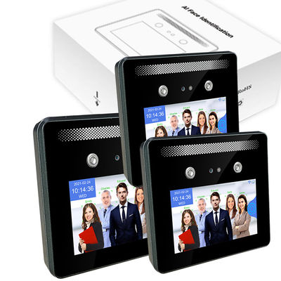 5 ইঞ্চি বহু ব্যক্তি মুখ স্বীকৃতি উপস্থিতি মেশিন কর্মচারী সময় ঘড়ি