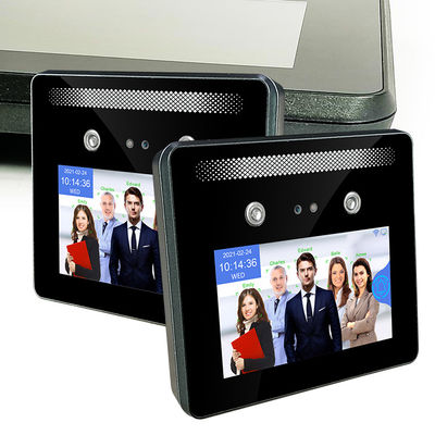 5 ইঞ্চি বহু ব্যক্তি মুখ স্বীকৃতি উপস্থিতি মেশিন কর্মচারী সময় ঘড়ি