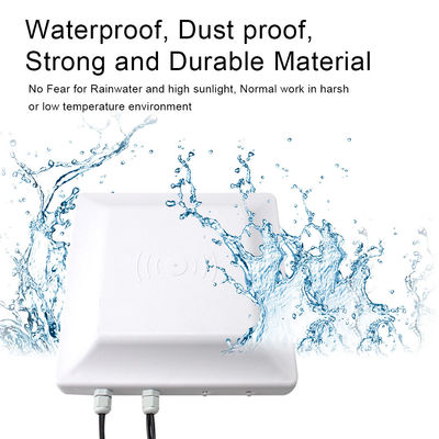 বিল্ট ইন UHF ইন্টিগ্রেটেড অ্যান্টেনা 6~10m 868mhz লং রেঞ্জ UHF RFID রিডার