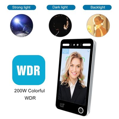 উপস্থিতির জন্য বায়োমেট্রিক ফিঙ্গারপ্রিন্ট এআই ফেসিয়াল রিকগনিশন অ্যাক্সেস কন্ট্রোল সিস্টেম