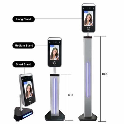 TCP WDR ফিঙ্গারপ্রিন্ট অ্যাটেনডেন্স মেশিন টাইম রেকর্ডিং 2.5m সনাক্তকরণ