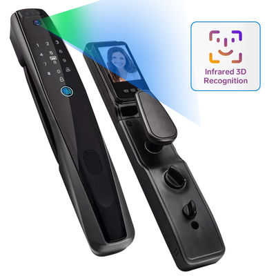 Tuya স্মার্ট ফিঙ্গারপ্রিন্ট স্মার্ট লক ফেস রিকগনিশন ওয়াইফাই সহ দরজা লক